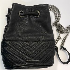 BCBGMaxAzria Black Bucket Bag Handbag Mini Purse